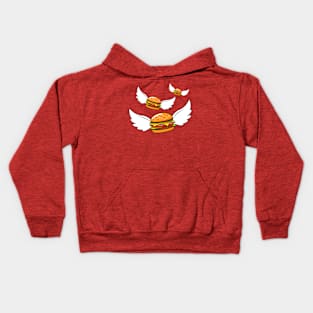 Flying Burgers Kids Hoodie